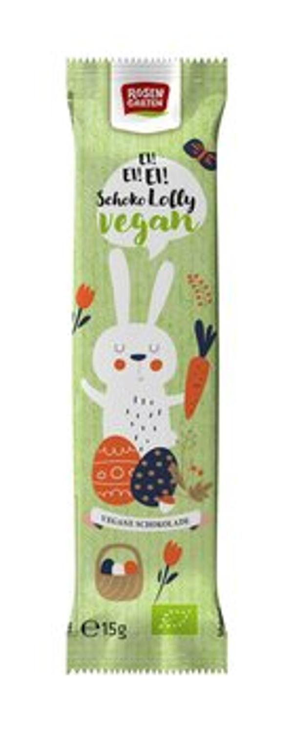 Produktfoto zu Rosengarten veganer Lolly Hase 15g