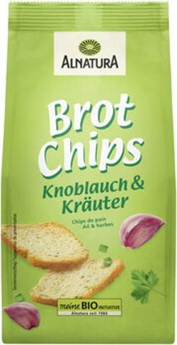 Produktfoto zu Alnatura Brotchips Knoblauch & Kräuter 100g