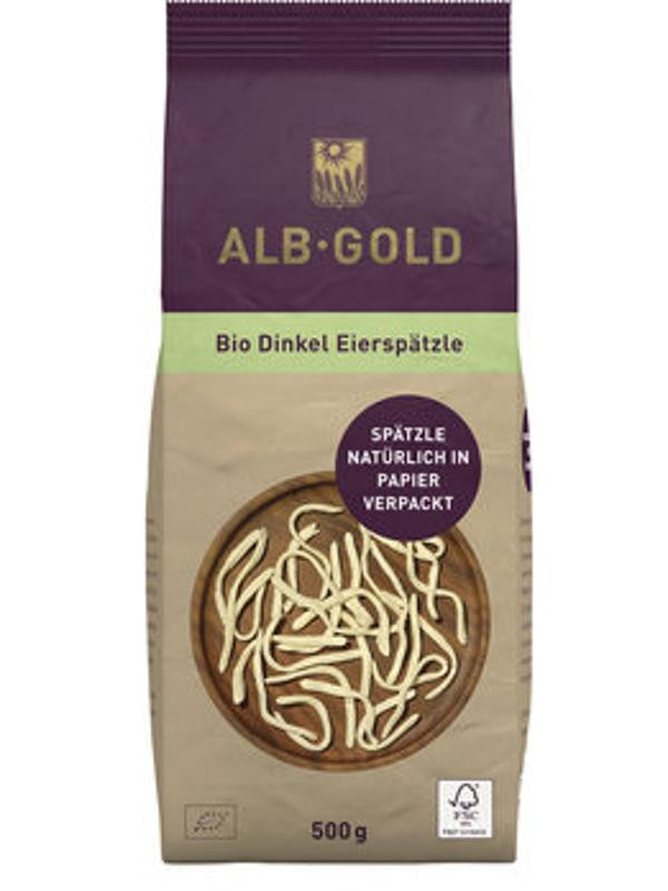 Produktfoto zu Alb Gold Dinkel Eierspätzle 500g