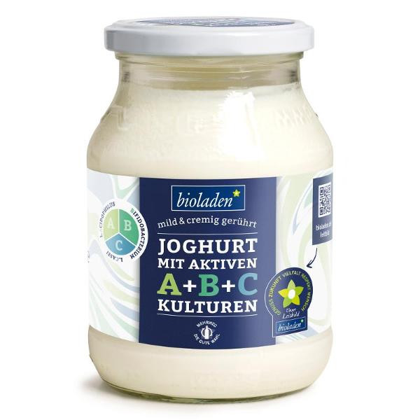 Produktfoto zu Bioladen* Joghurt mit aktiven A+B+C Kulturen 500g