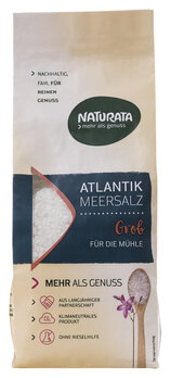 Produktfoto zu Naturata Meersalz Altlantik grob 500g