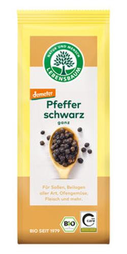 Produktfoto zu Lebensbaum Pfeffer schwarz ganz 50g