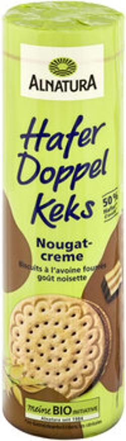 Produktfoto zu Alnatura Hafer Doppelkeks Nougat 330g