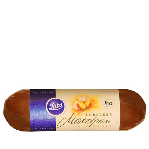 Produktfoto zu Marzipanbrot mit Vollmilchschokolade 50g