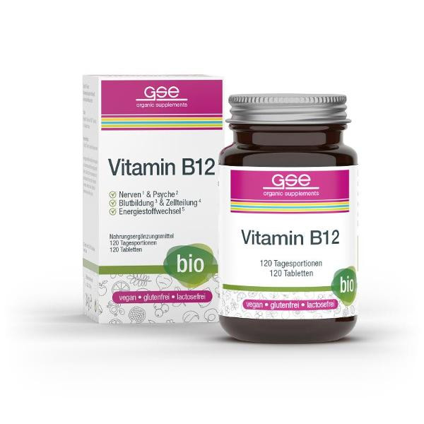 Produktfoto zu GSE Vitamin B12 Compact 120 Tabletten