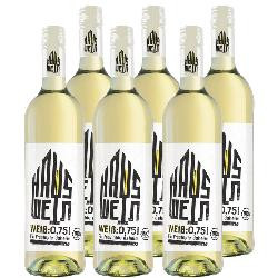 Produktfoto zu Kiste Hauswein weiß 6x0,75l