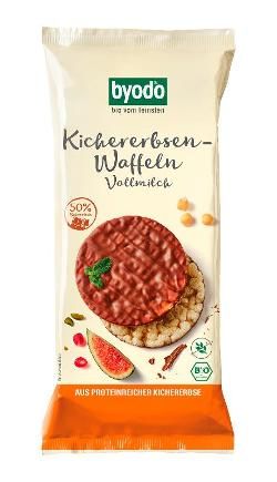 Produktfoto zu Byodo Kichererbsen Waffeln Vollmilch 65g