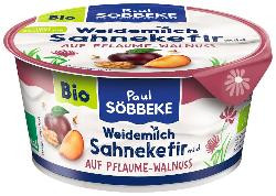 Produktfoto zu Söbbeke Sahne Kefir Pflaume-Walnuss 10% 150g