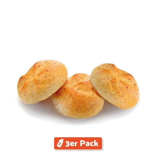 Produktfoto zu 3er Pack Dinkelbrötchen