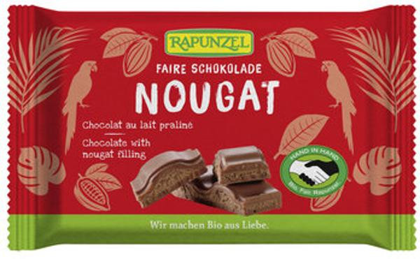 Produktfoto zu Rapunzel Nougat-Schokolade 100g