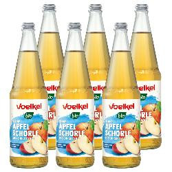 Produktfoto zu Kiste Voelkel Apfel-Schorle 6x0,7L