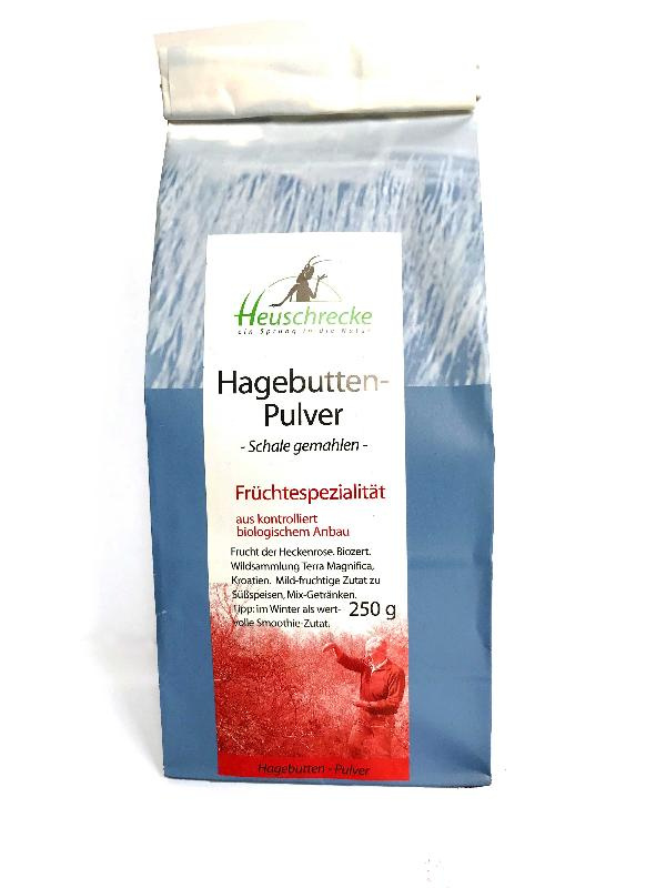 Produktfoto zu Heuschrecke Hagebutten Pulver 250g