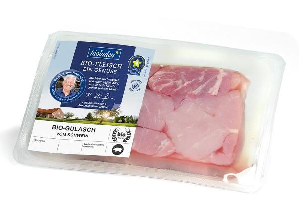 Produktfoto zu Bioladen* Gulasch vom Schwein ca. 400g