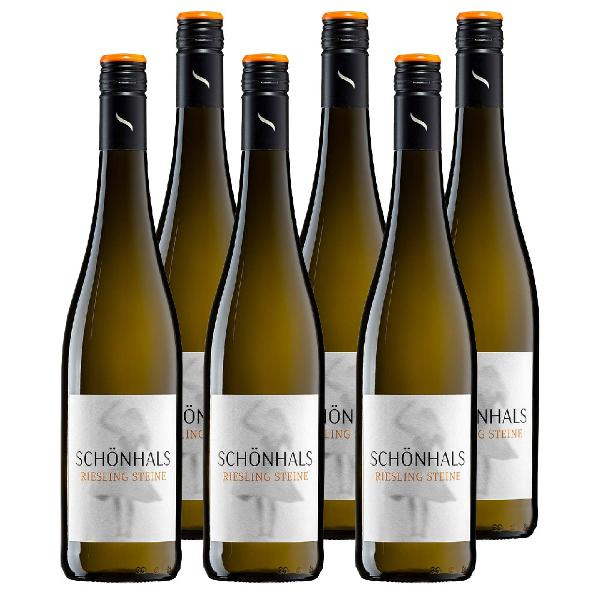 Produktfoto zu Kiste Weingut Schönhals Riesling "Steine" 6*0,75l