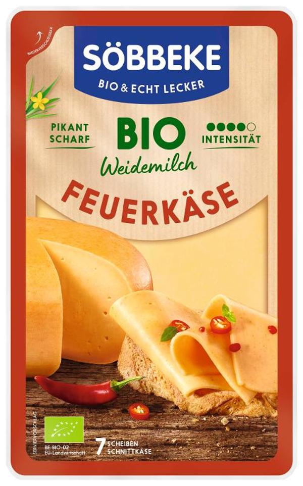 Produktfoto zu Söbbeke Weidemilch Feuerkäse Scheiben 125g