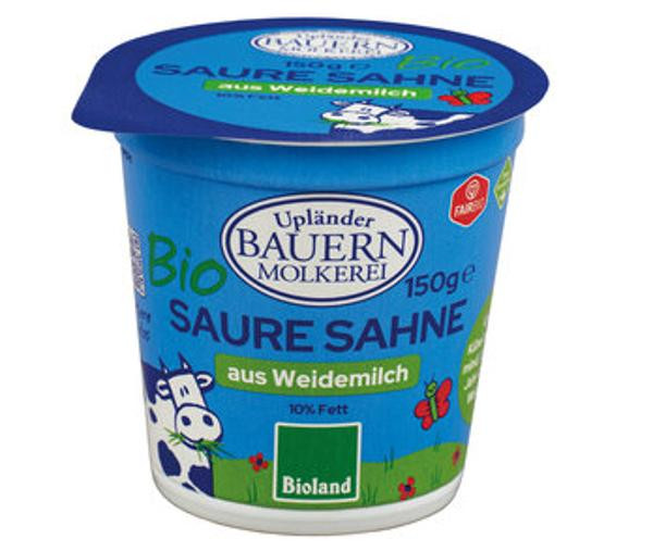 Produktfoto zu Upländer Saure Sahne 10% 150g