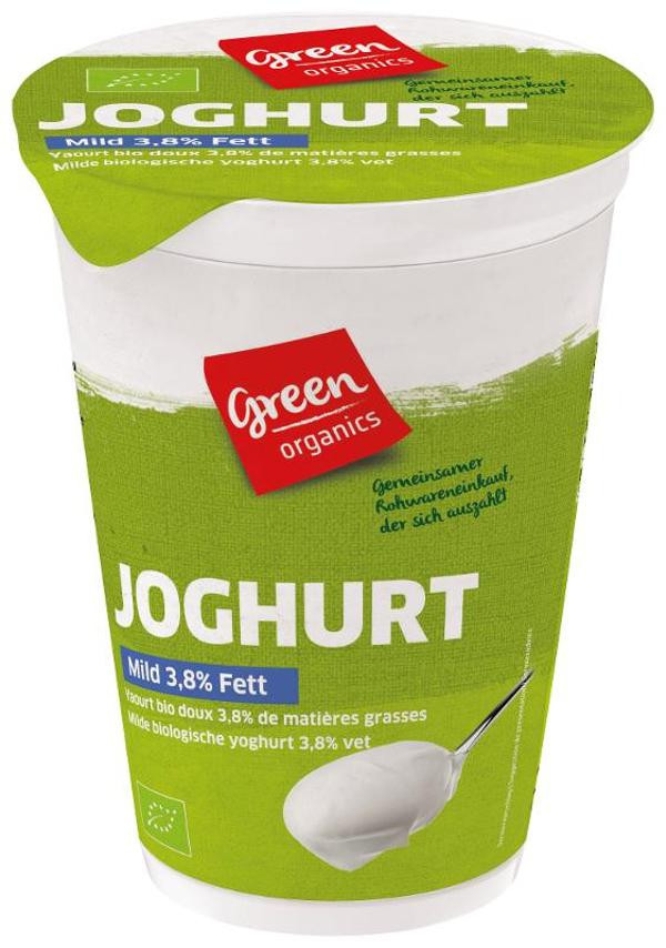 Produktfoto zu Green Naturjoghurt 3,8% 500g