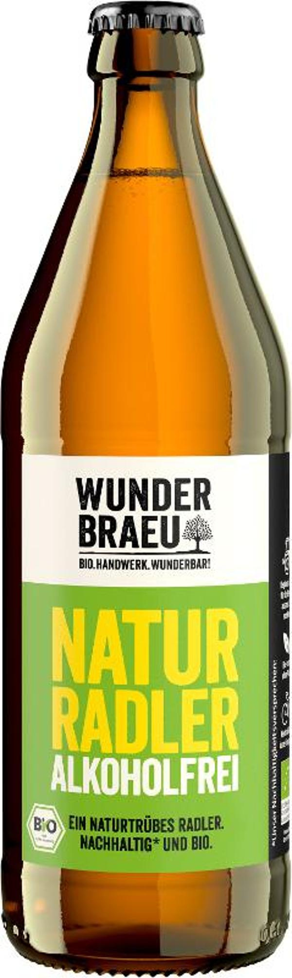 Produktfoto zu Wunderbräu Radler alkoholfrei 0,5L