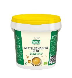 Produktfoto zu Byodo Senf mittelscharf 1Kg