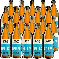 Produktfoto zu Kiste Helles Wunderbräu 20x0,5L