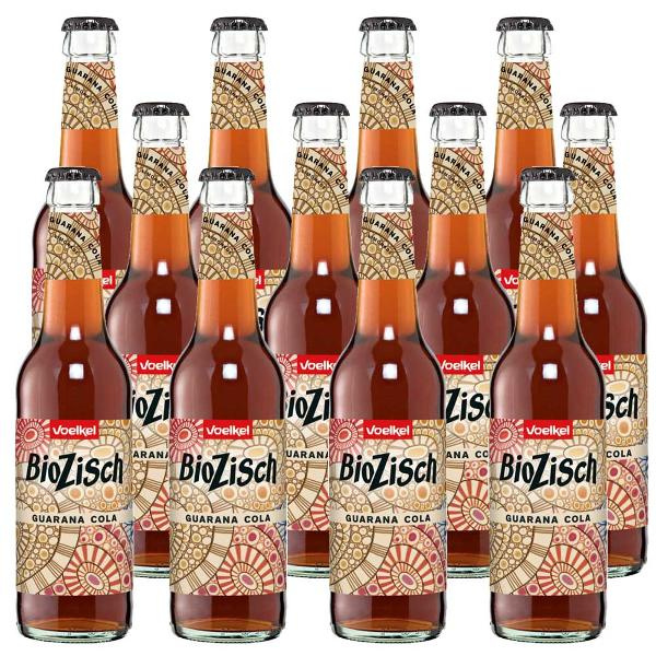 Produktfoto zu Kiste Voelkel Bio Zisch Guarana Cola 12x0,33L