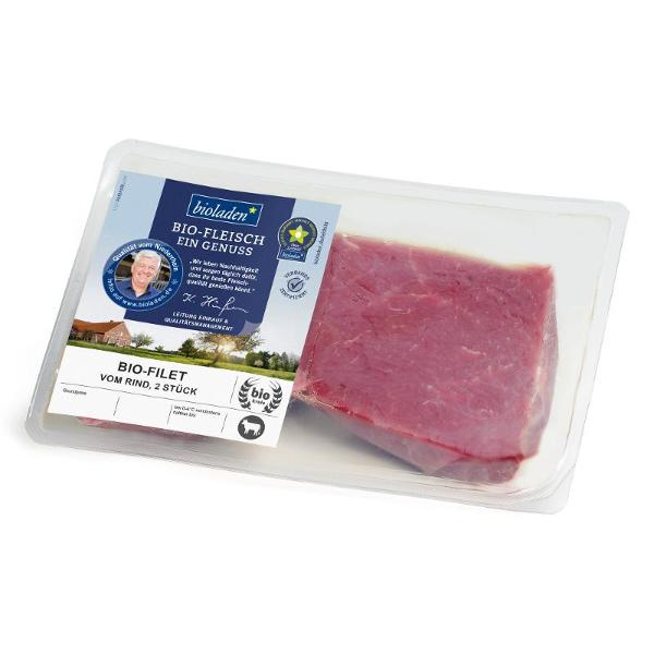 Produktfoto zu Bioladen Filet vom Rind ca. 300g