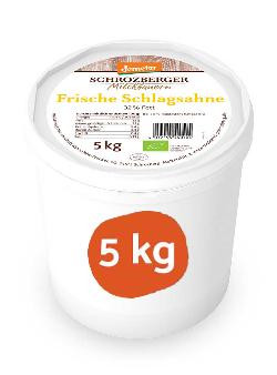 Produktfoto zu Schrozberger Schlagsahne 30% 5kg