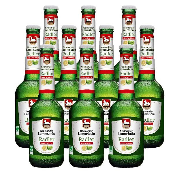 Produktfoto zu Kiste Lammsbräu Natur Radler alkoholfrei 10x0,33L