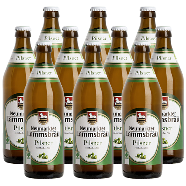 Produktfoto zu Kiste Lammsbräu Edelpils 10x0,5L