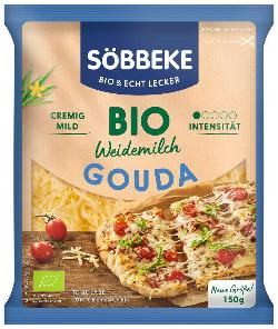 Produktfoto zu Söbbeke Weidemilch Reibekäse Gouda 150g