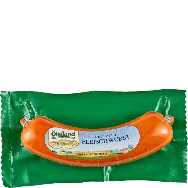 Produktfoto zu Ökoland Fleischwurst 180g