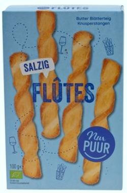 Produktfoto zu Nur Puur Flûtes salzig 100g