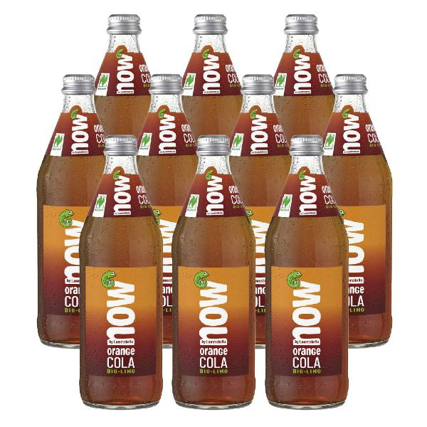 Produktfoto zu Kiste Now Orange Cola 10x0,5L