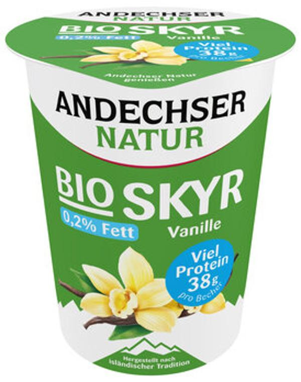 Produktfoto zu Andechser Skyr Vanille 0,2% 400g