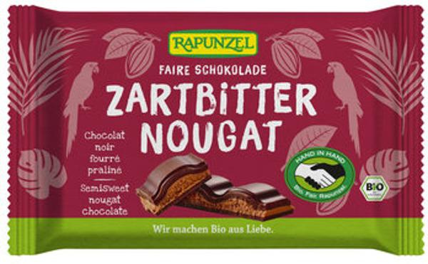 Produktfoto zu Rapunzel Zartbitter Nougat Schokolade 100g