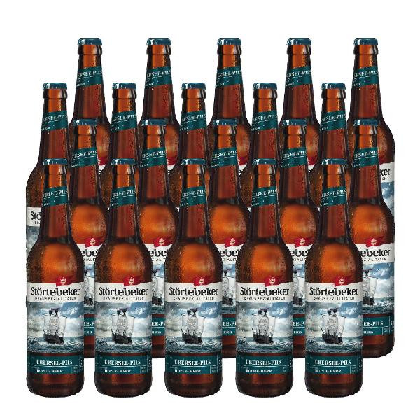 Produktfoto zu Kiste Störtebeker Übersee Pils 20x0,5L