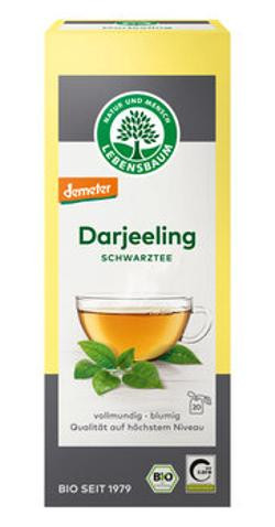 Produktfoto zu Lebensbaum Darjeeling Ambootia Schwarztee 20x2g