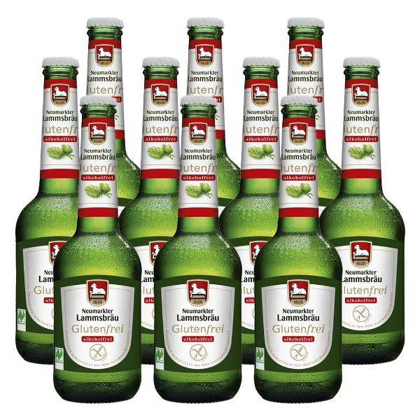 Produktfoto zu Kiste Lammsbräu Gluten- und alkoholfrei 10x0.33L