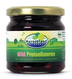 Produktfoto zu Marschland Wild-Preiselbeeren 215ml