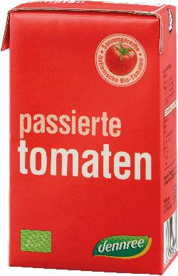 Produktfoto zu dennree Passierte Tomaten 500g