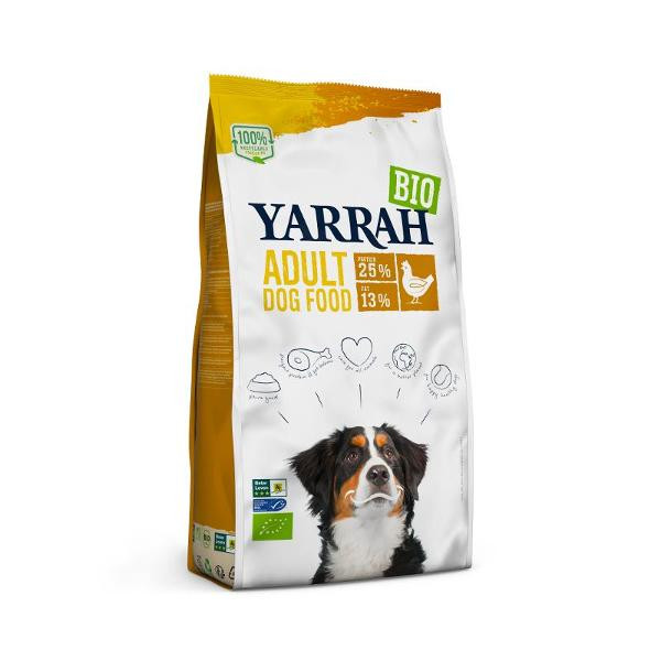 Produktfoto zu Yarrah Hundetrockenfutter Huhn Adult 10kg