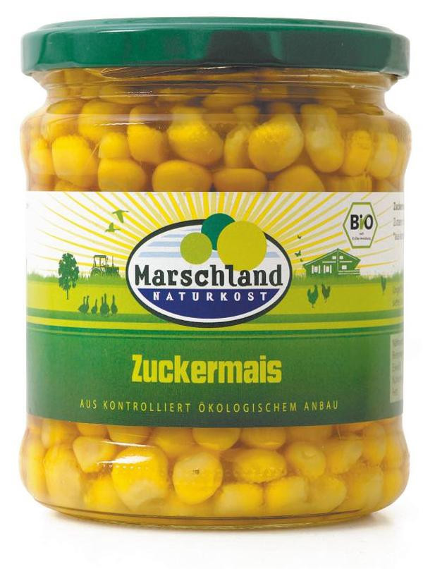 Produktfoto zu Marschland Zuckermais im Glas 330g