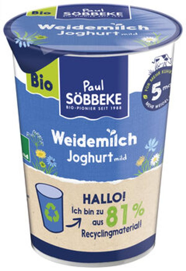 Produktfoto zu Söbbeke Weidemilch Joghurt cremig gerührt 3,8% 500g