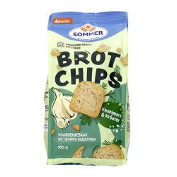 Produktfoto zu Sommer Brot Chips Knoblauch & Kräuter 100g