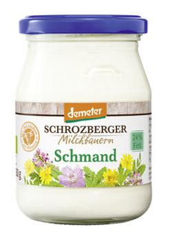 Produktfoto zu Schrozberger Schmand im Glas 24% 250g