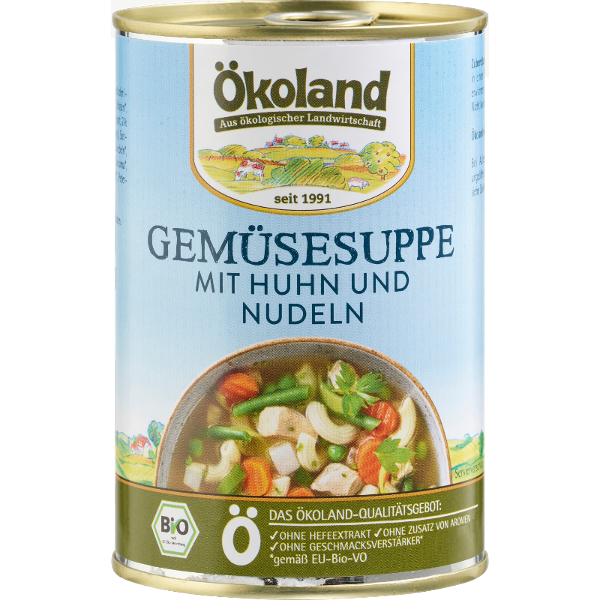 Produktfoto zu Ökoland Gemüsetopf mit Geflügel 400g