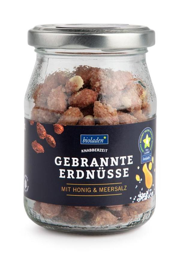 Produktfoto zu Bioladen* Gebrannte Erdnüsse mit Honig & Salz 125g