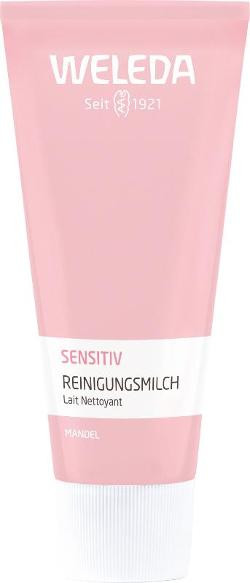 Produktfoto zu Weleda Sensitiv Reinigungsmilch Mandel 75ml