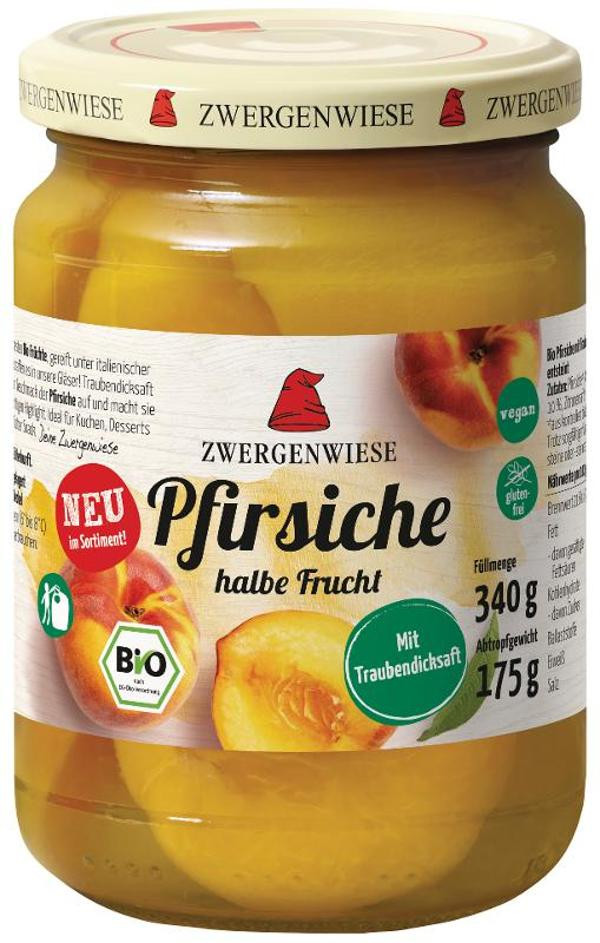 Produktfoto zu Zwergenwiese Pfirsiche 340g