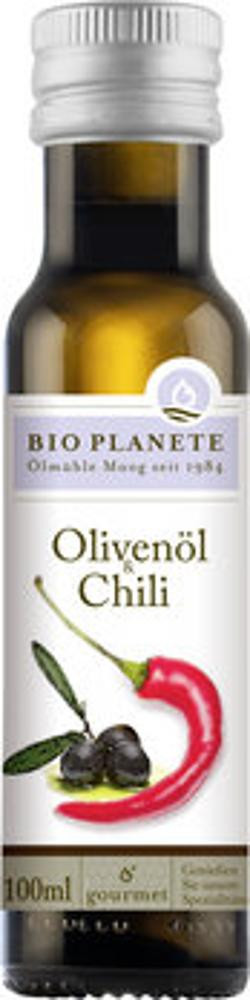 Produktfoto zu Bio Planéte Olivenöl mit Chili 100ml